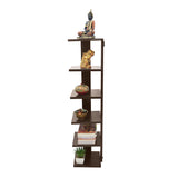 Oakville Elva Corner Book Shelf, Floor Standing
