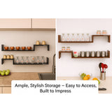 Ripplewuds Kitchen Crest Wall Shelves - Pack of 2