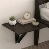 Vali Wall Mounted Folding Bed Side Table – Set of 2