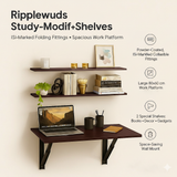 Modif Folding Table with Book Shelves