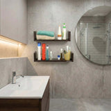 Ripplewuds Multi-Purpose August Bathroom Shelf - Wall Mount - Pack of 2