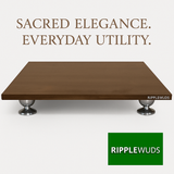 24" Dev Wooden Temple Stool