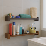 Ripplewuds Multi-Purpose Lofty Bathroom Shelf - Wall Mount - Pack of 2