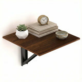 Vali Wall Mounted Folding Bed Side Table – Set of 2