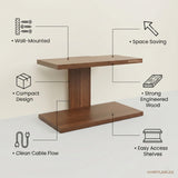 Miu Wall Mount Top Box Stand/ TV Entertainment Unit