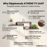 Athens TV Entertainment Unit Wall Mount