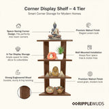Skyller Corner Display Rack 4S