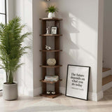 Oakville Elva Corner Book Shelf, Floor Standing