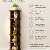 Oakville Elva Corner Book Shelf, Floor Standing
