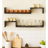 Ripplewuds Kitchen Crest Wall Shelves - Pack of 2