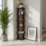 Oakville Elva Corner Book Shelf, Floor Standing