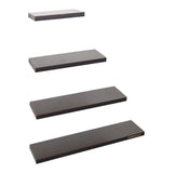 Skyller Wall Display Rack 4S (Wenge, Set of 4 shelves)