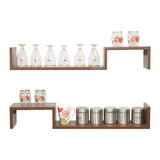 Ripplewuds Kitchen Crest Wall Shelves - Pack of 2