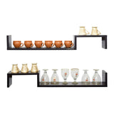 Ripplewuds Kitchen Crest Wall Shelves - Pack of 2