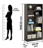 Alec Book Shelf- 5 shelves (31”x11.6”x63”)