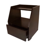 Noah Side Table with Drawer- Wenge