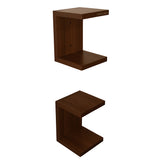 Adam Wall Mount Book Shelf- 02 Pcs