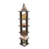 Oakville Elva Corner Book Shelf, Floor Standing