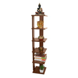 Oakville Elva Corner Book Shelf, Floor Standing