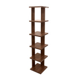 Oakville Elva Corner Book Shelf, Floor Standing