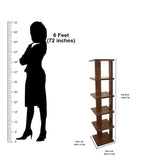 Oakville Elva Corner Book Shelf, Floor Standing