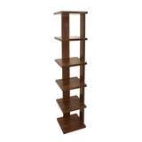 Oakville Elva Corner Book Shelf, Floor Standing