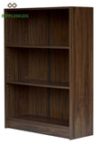 Alec Book Shelf- 3 Shelves (32X11X42) Walnut Shelves