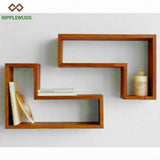 Embrace Wall Shelf Walnut Shelves