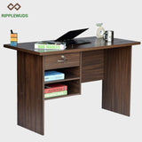 Ripplewuds Nolan Study Table Desk For Home & Office Walnut