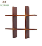 Spire Wall Shelf Walnut Shelves